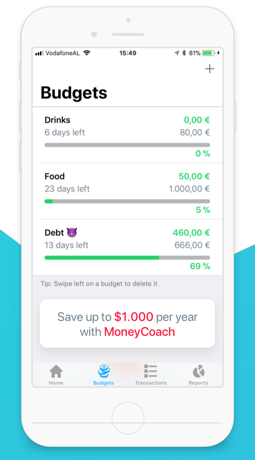 MoneyCoach App Design and Development screenshot 4